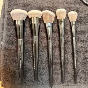 Sephora Pro Black Makeup Brush Set - 5 Piece